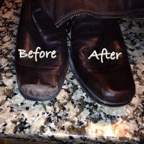 how to remove scuff marks from fake leather shoes|how to fix scuffed boots.